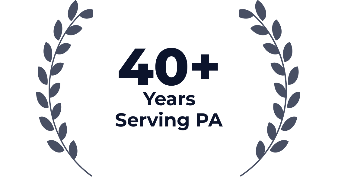 40+ Years Serving PA Logo