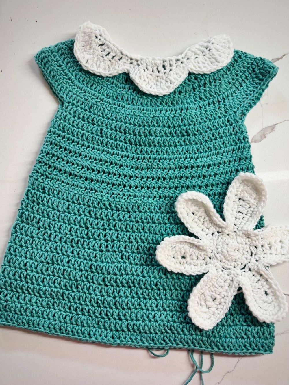 Daisy Collar Baby Dress