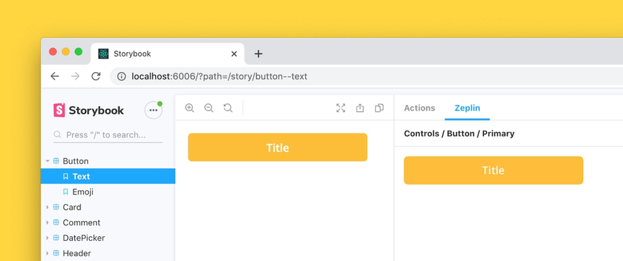 Introducing the new Zeplin integration for Storybook