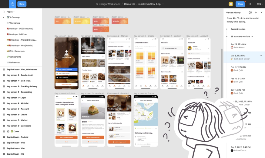 Figma versioning problem