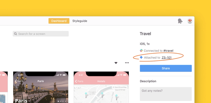 Access Jira issues directly from within Zeplin