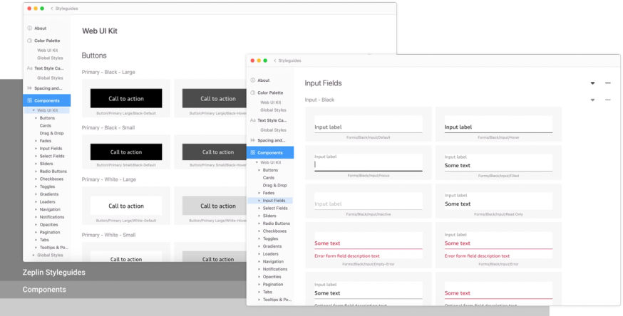 Web UI Kit - Somo's global design system delivery with Zeplin