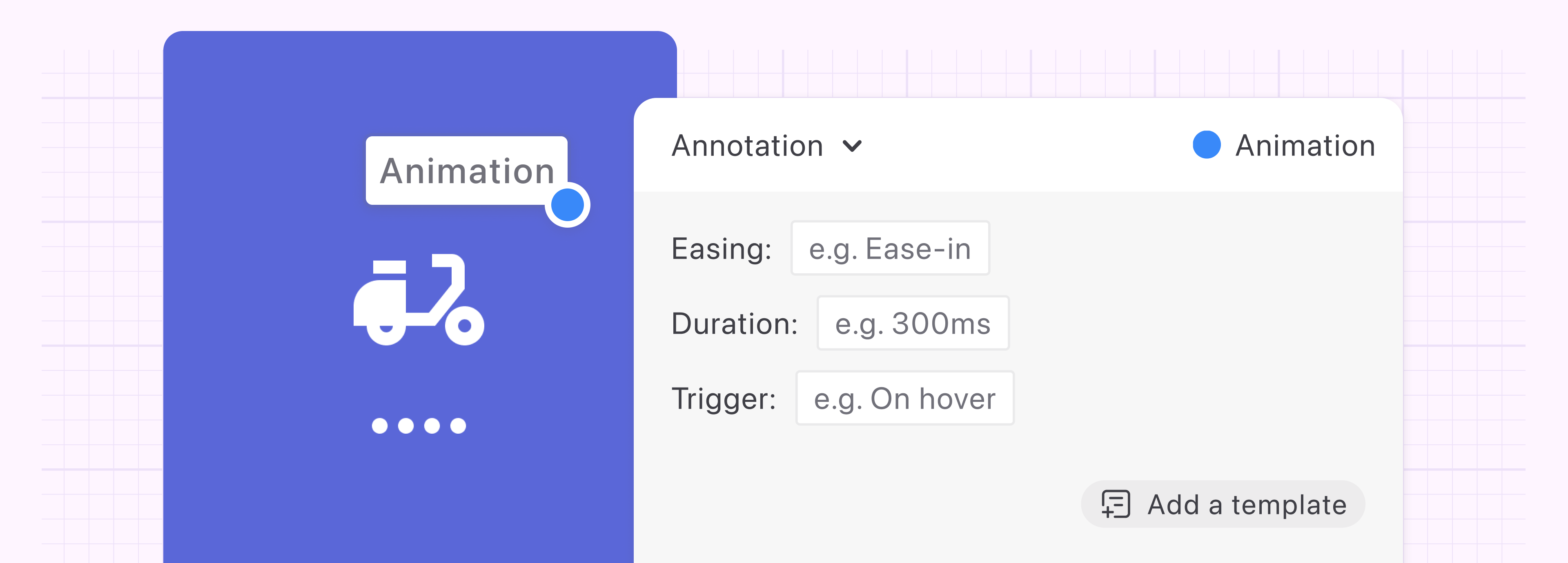 An example usage for annotation templates
