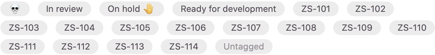 Filter designs based on Jira issues