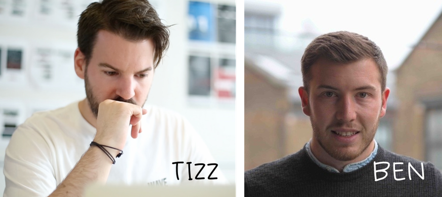 Ben Magnus, Product Director and Tizz Chapman, Head of Design, at Somo
