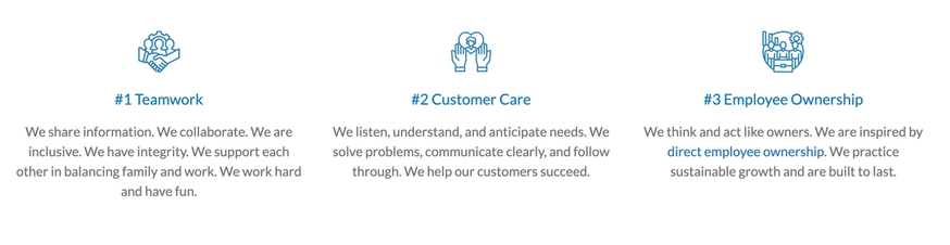 Cargas Systems' values