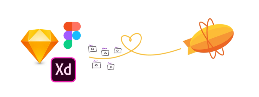 Figma Sketch Adobe XD working with Zeplin