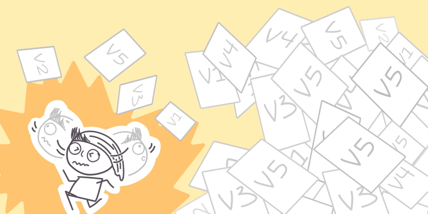 version control for UX design