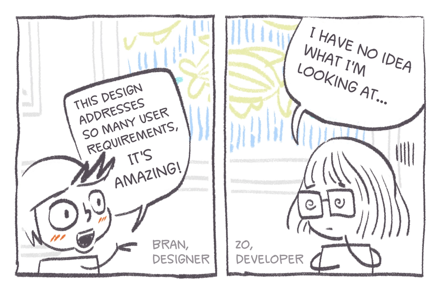 Design Delivery with Zeplin - Clarity on design intention for handoff from designer to developer