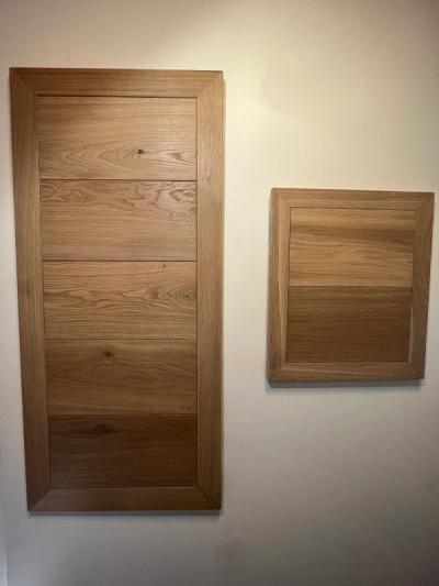 Milled Oak Panel Doors