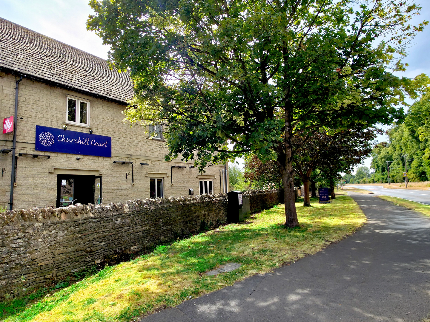 The Churchill Court House Roadside on Main Road, Long Hanborough Oxfordshire
