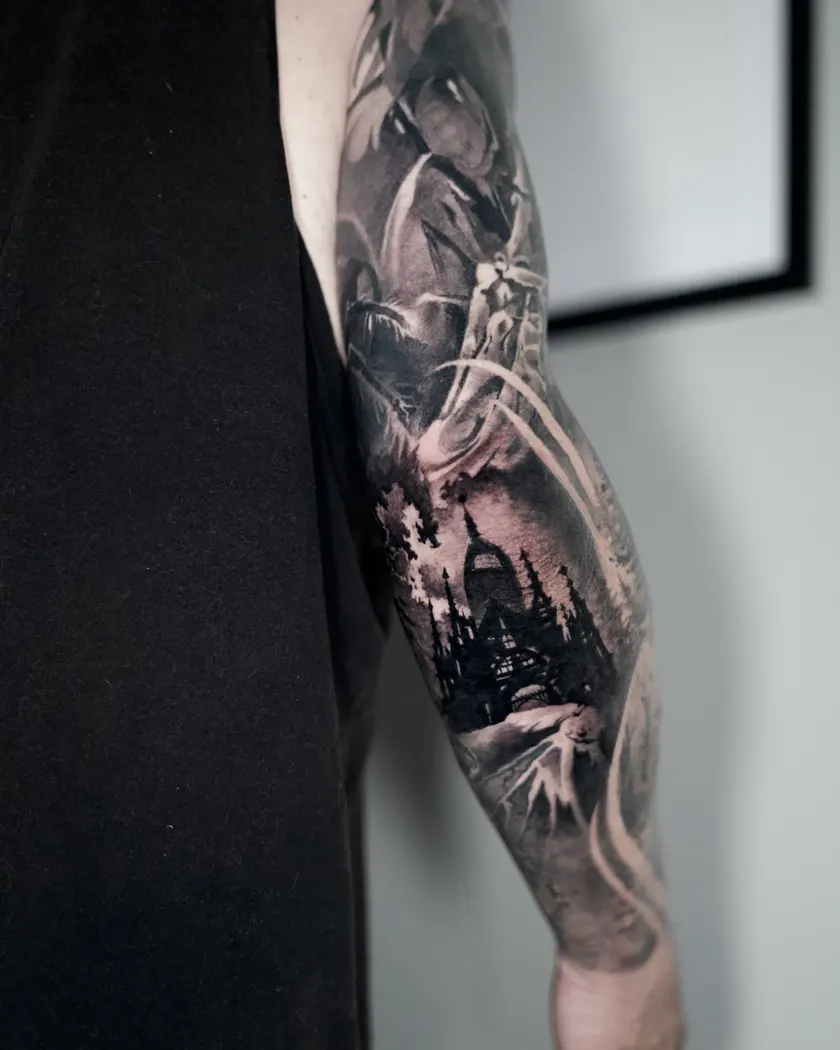Tattoo by Maks at HeadRush Whitby