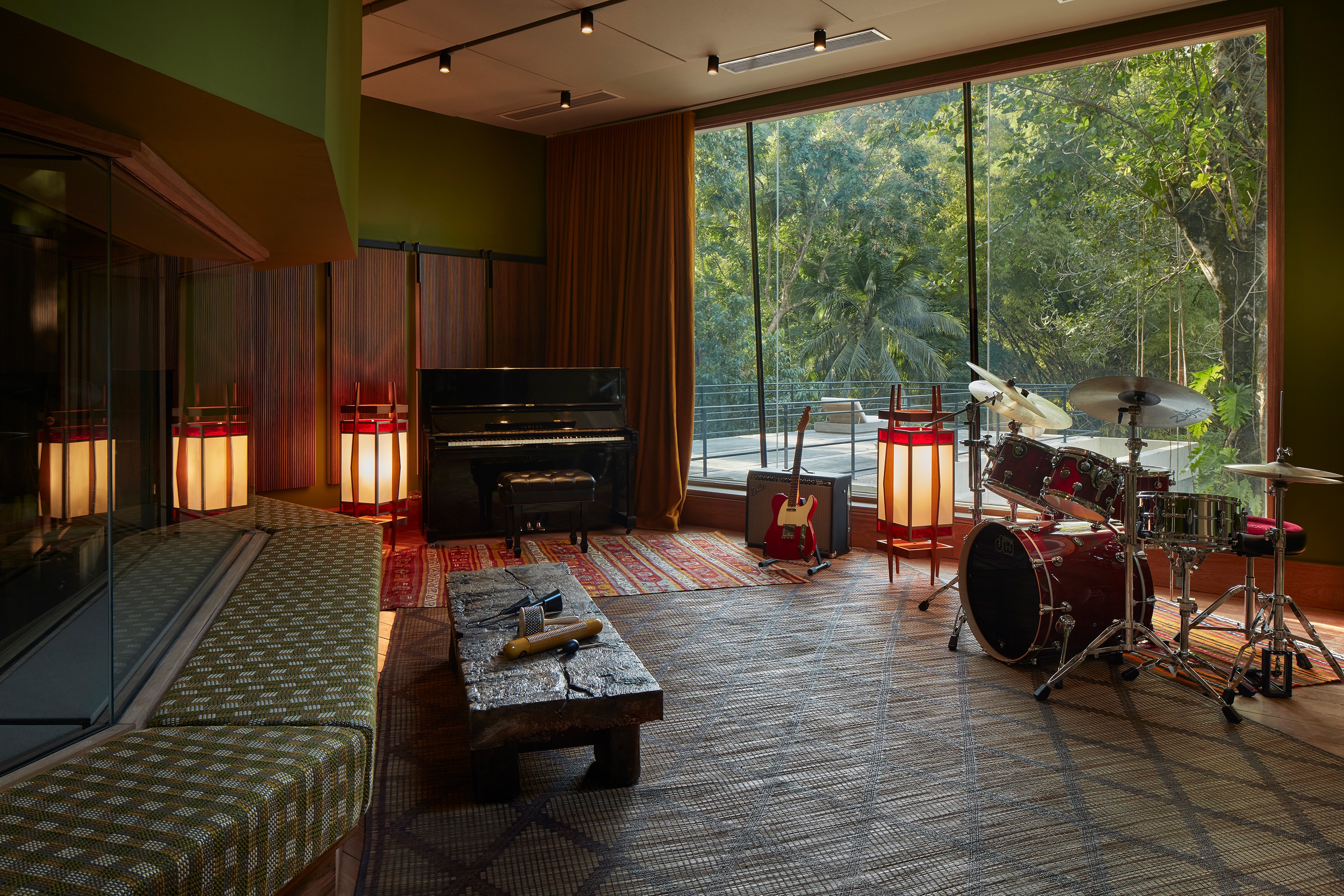 interior of the studio