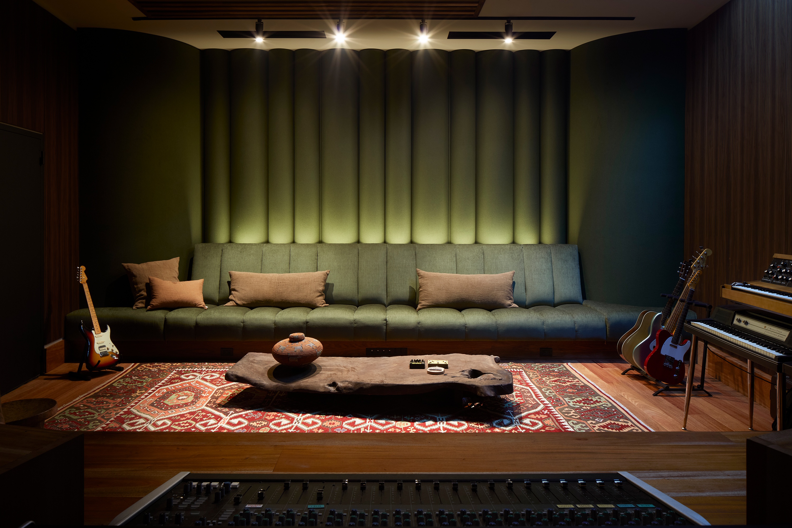 couches in the studio room