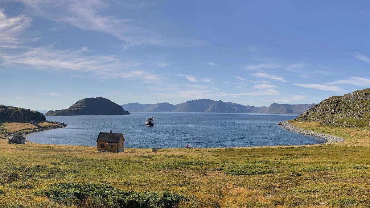 Panoramabilde av Fagervika sett fra landsiden