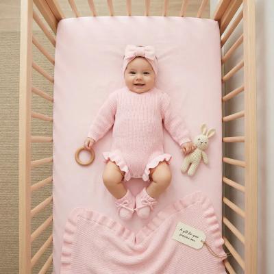 Classic Knit Baby Romper