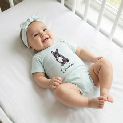 Dog Baby Bodysuits