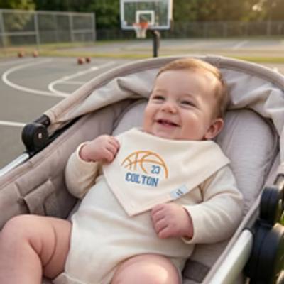 Basketball Baby Bibs