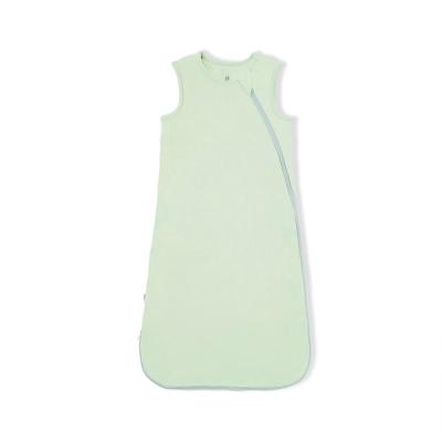 Sage green 0.5 TOG baby sleep sack with side zipper