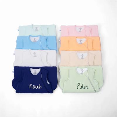 Personalized baby sleep sack with embroidered name
