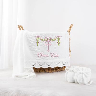 Baptism Baby Blankets