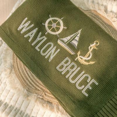 Nautical Baby Blankets