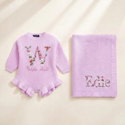 Personalized baby essentials with embroidered name and monogram