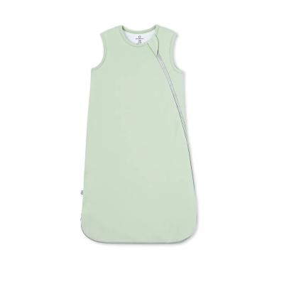 Sage green 1.0 TOG baby sleep sack with side zipper