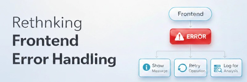 The Trust Layer Rethinking Frontend Error Handling