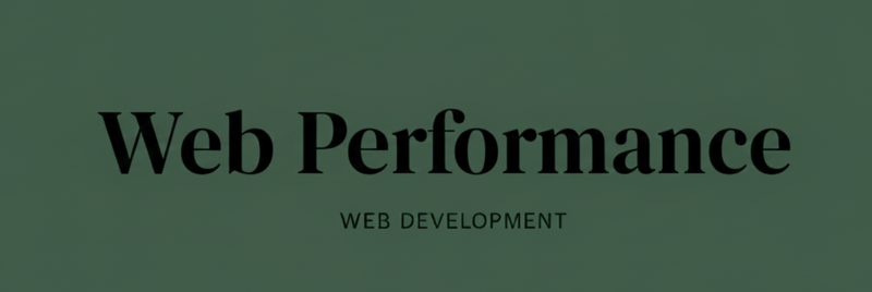 Web Performance in 2025