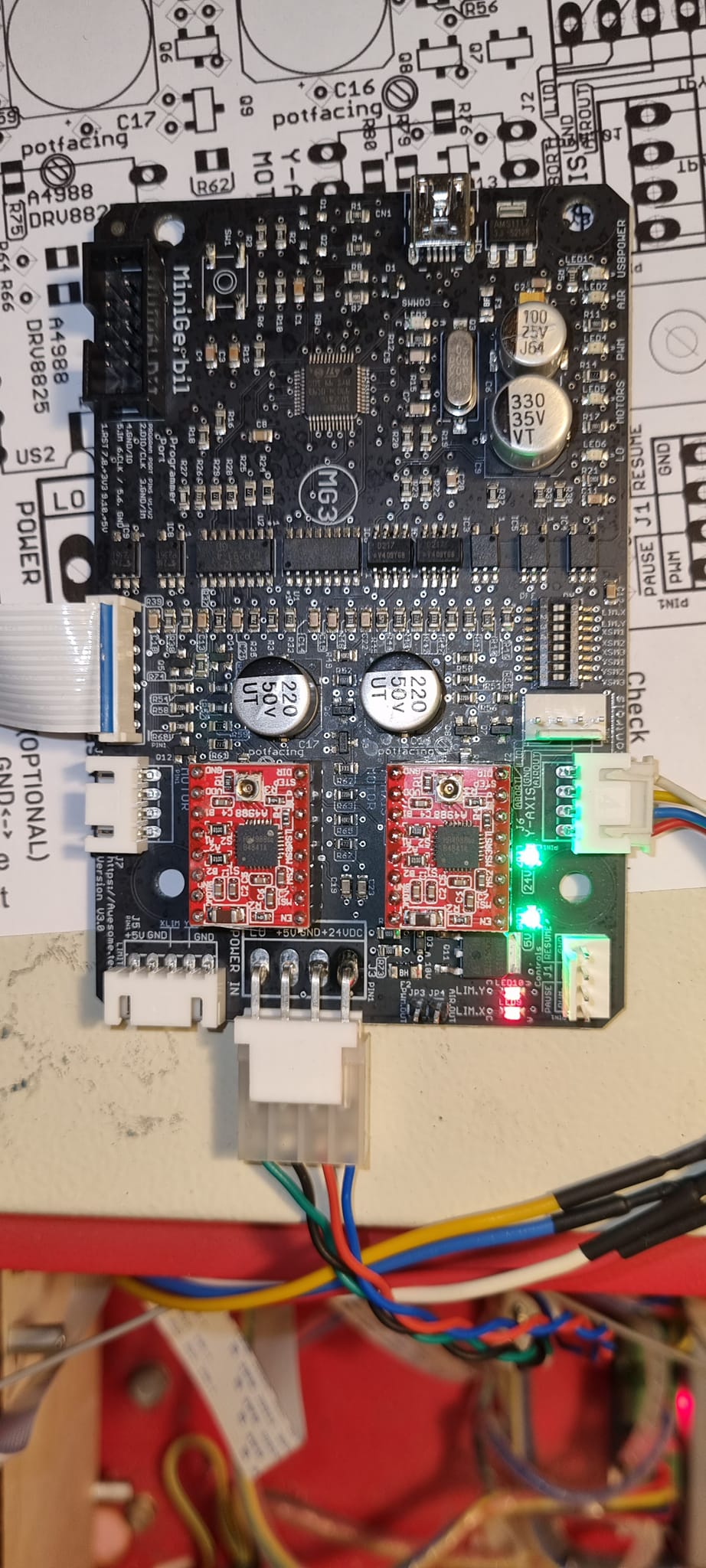 laser cutter controller pcb