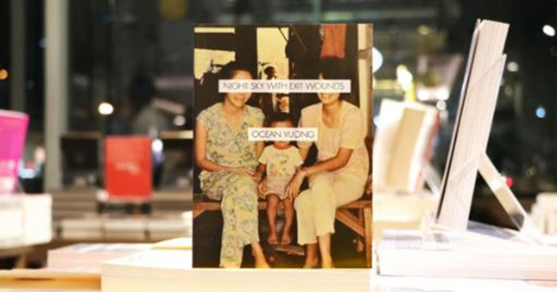 Ocean Vuong's book Night Sky With Exit Wounds