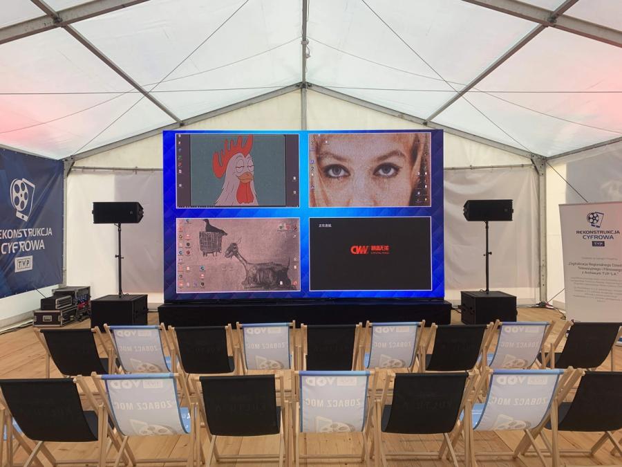 MaxSound — ekran LED — ściana wideo na evencie