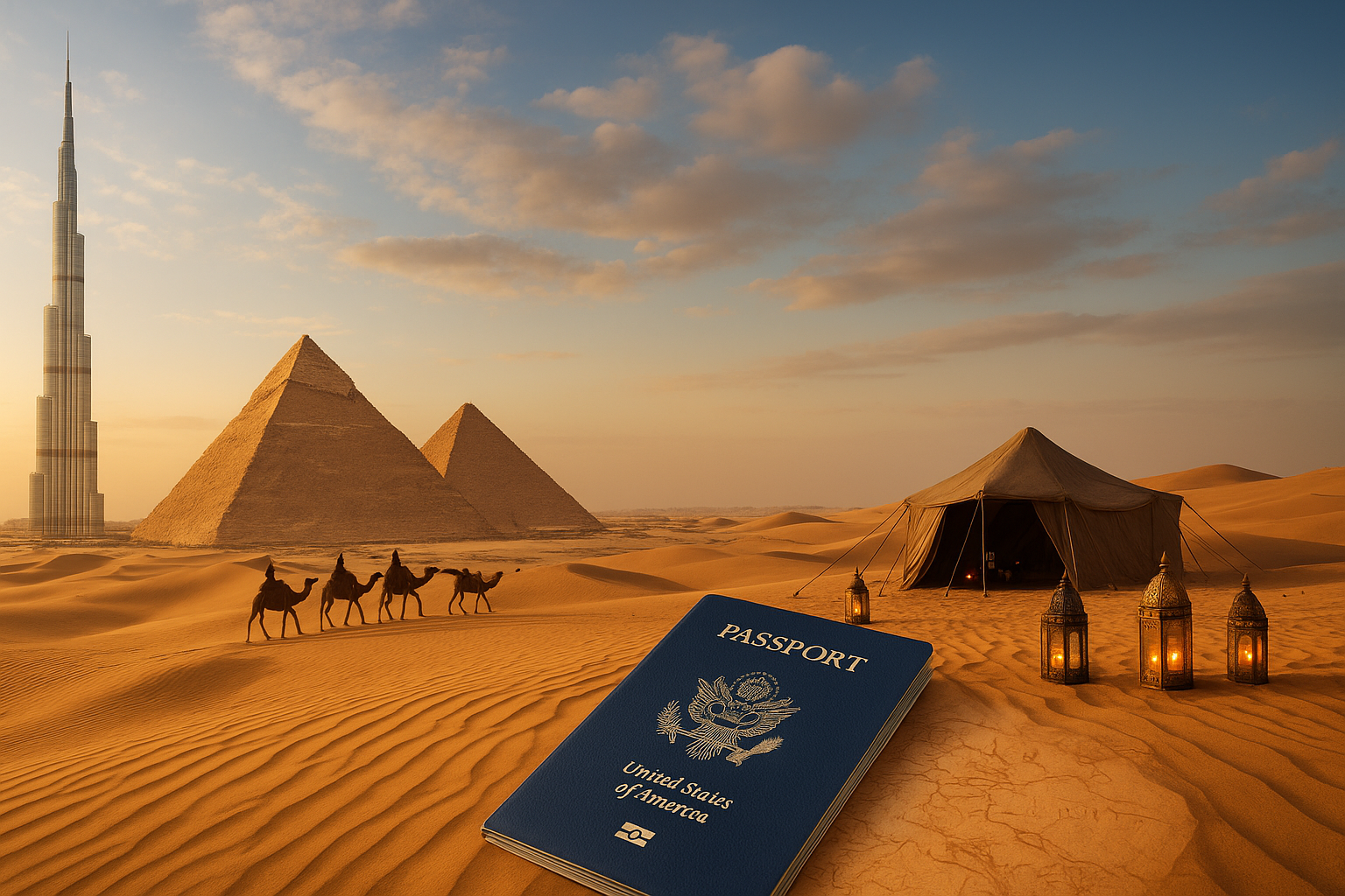 Middle Eastern and African countries are among the visa free countries