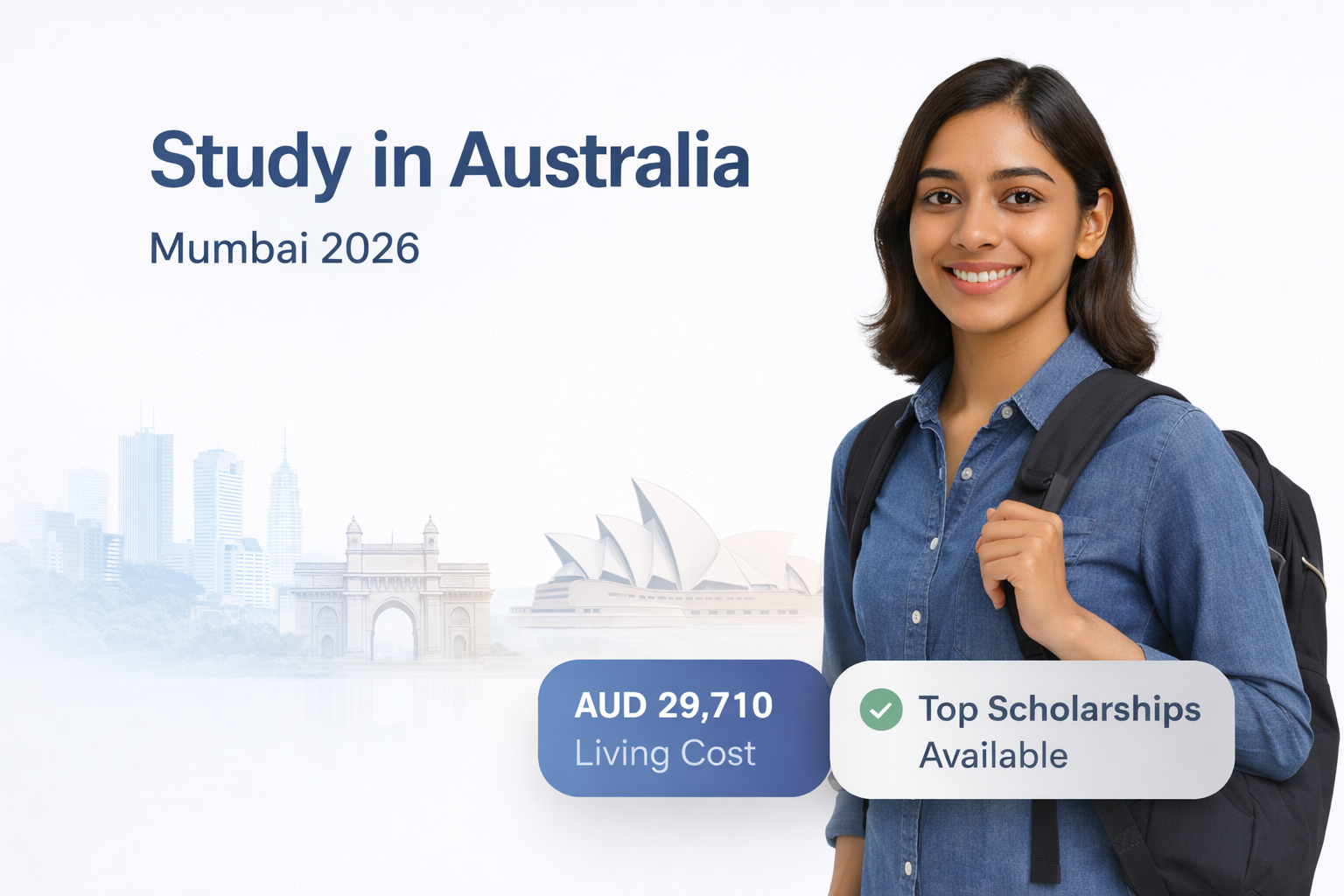 Study in Australia Mumbai 2026: Total Cost Breakdown +Top Scholarships +Eligibility Guide