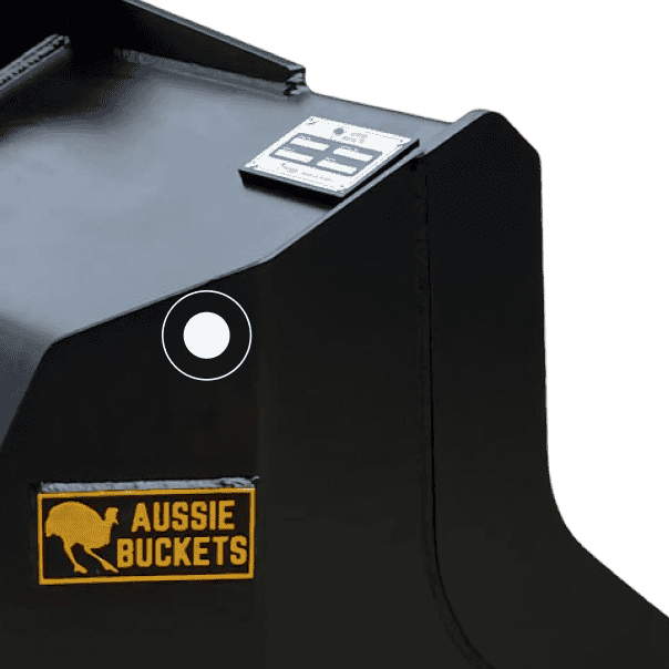Tiltrotator Grading Bucket - Broad range