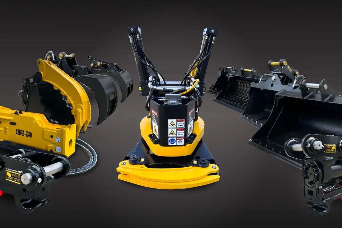 Excavator Attachment Types and Features - Main Image