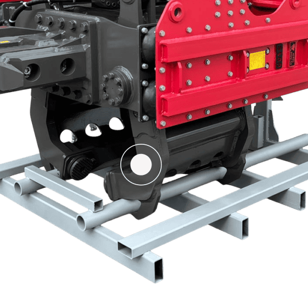Side-Grip Vibrating Pile Driver - Dual clamping capabilities