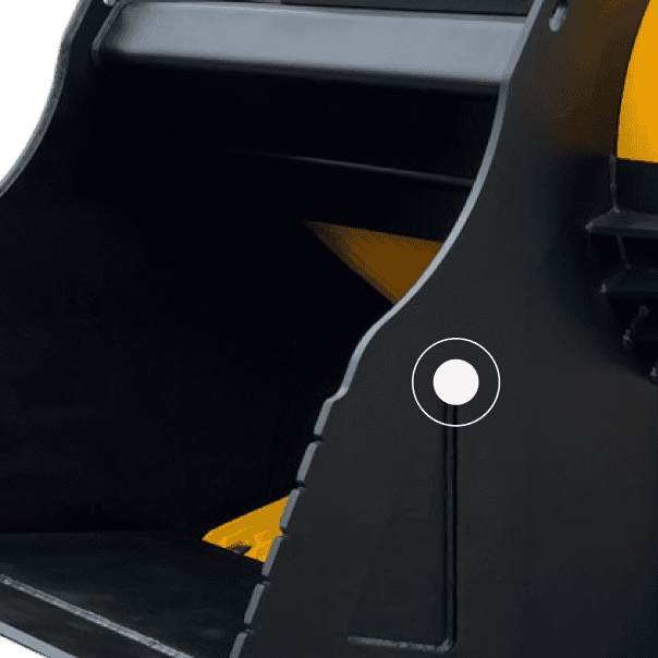 Crusher Bucket - Widened inlets & increased capacity