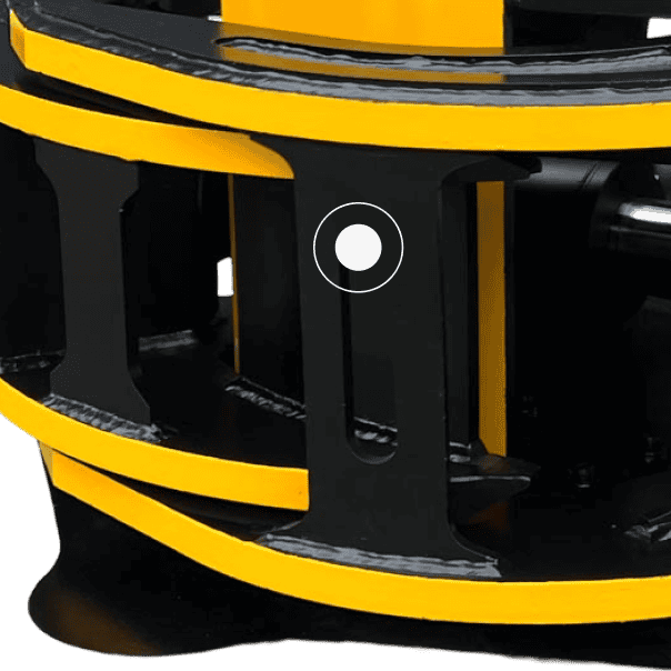Hydraulic Tree Shear - Wide clamp opening