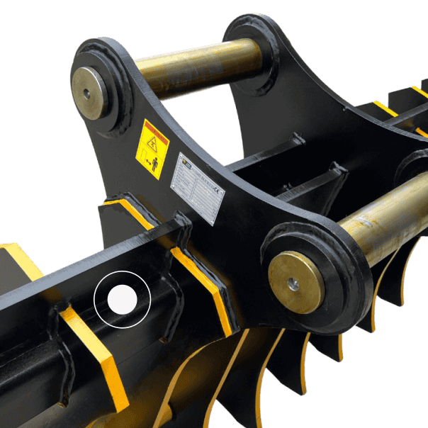 Heavy Duty Stick Rake - Integrated head bracket with torsional bar