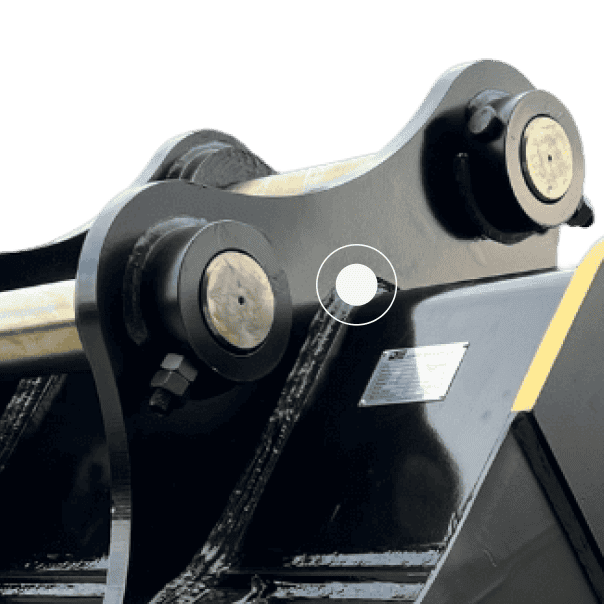 Digging Bucket - Integrated head bracket