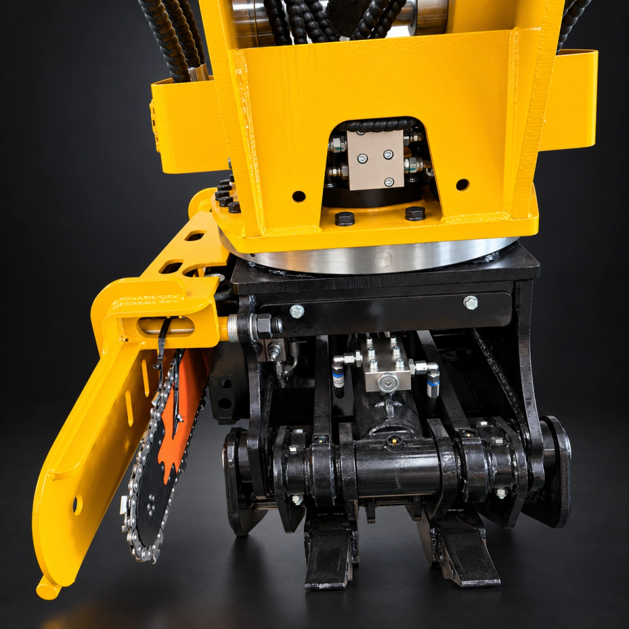Rotating Log Saw Grab