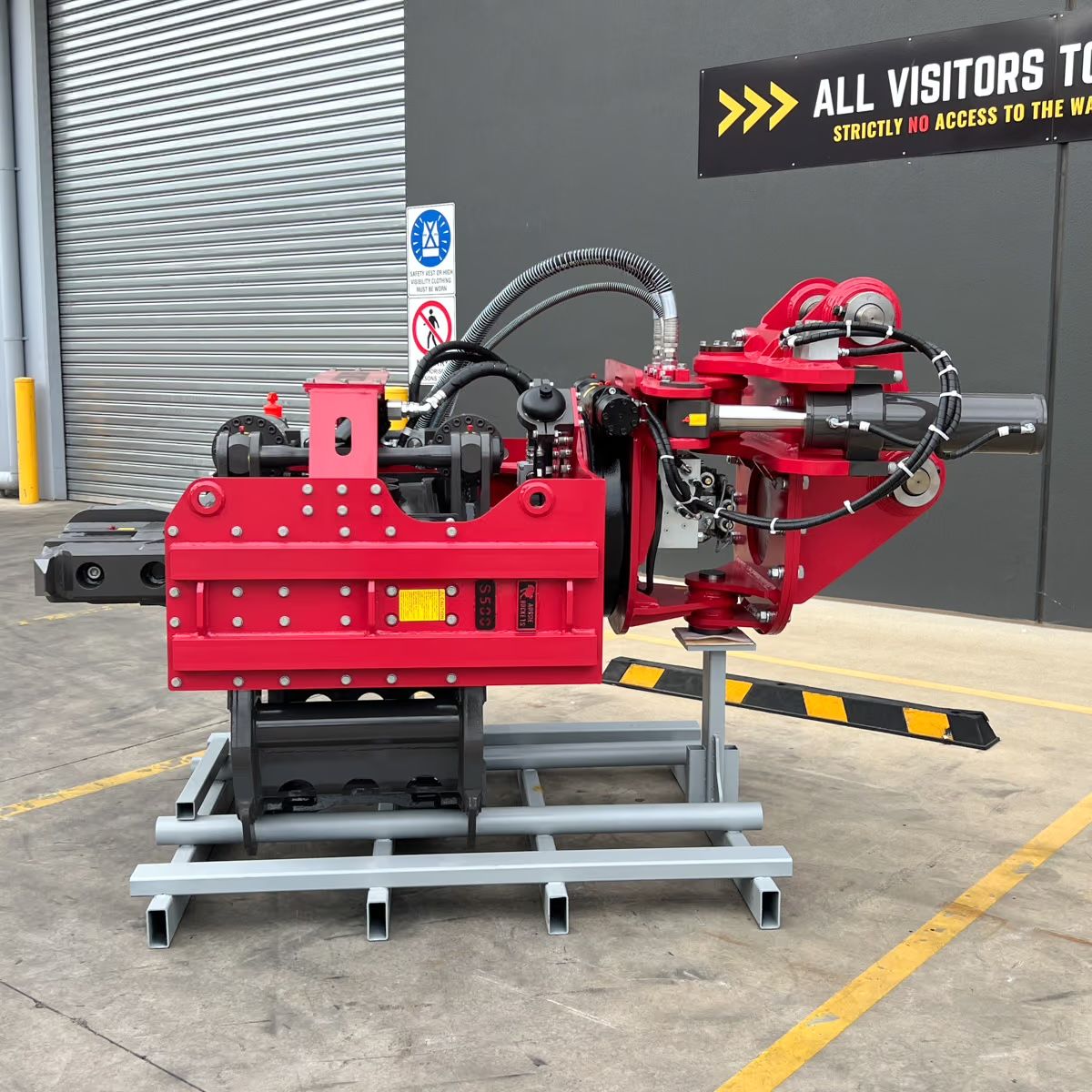 Side-Grip Vibrating Pile Driver - Product Image 8