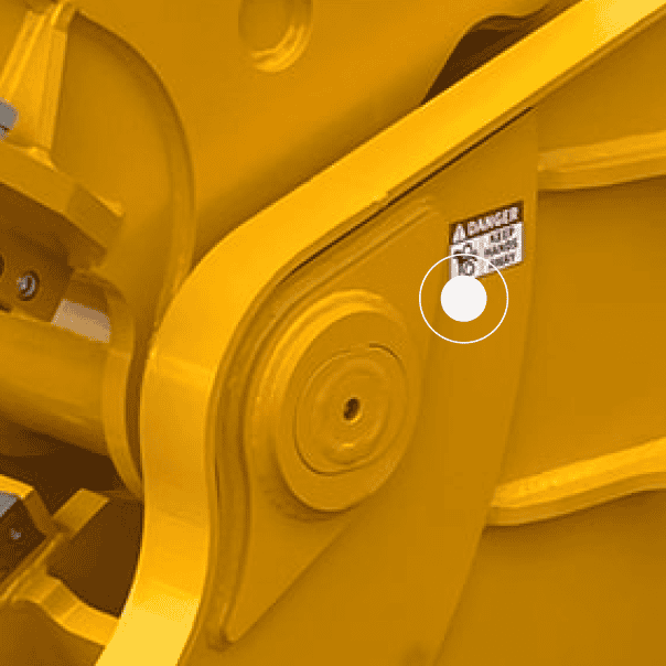 Rotating Pulveriser - Robust HARDOX 500 construction