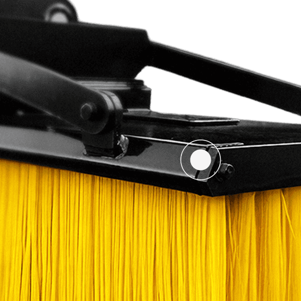 Sweeper Broom - Stronger bristle retention