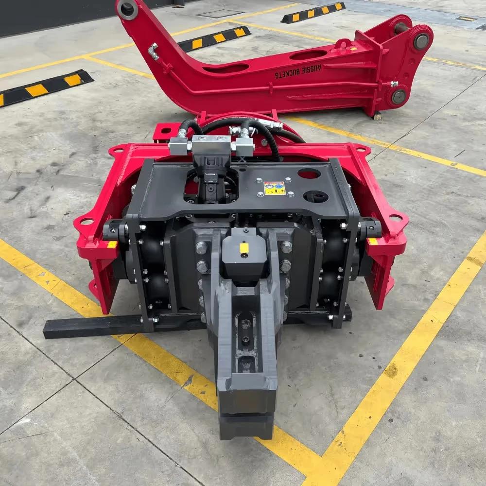 Aussie Buckets Pile Driver Excavator Attachment design