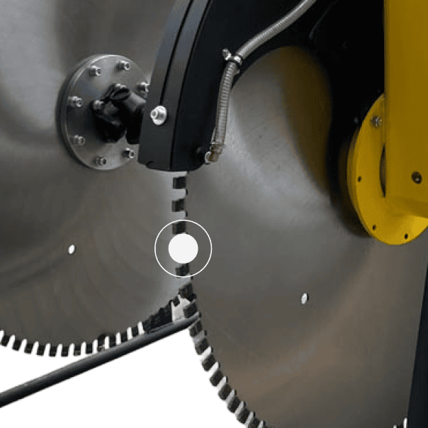 Rock Saw Series - Adjustable shield cover