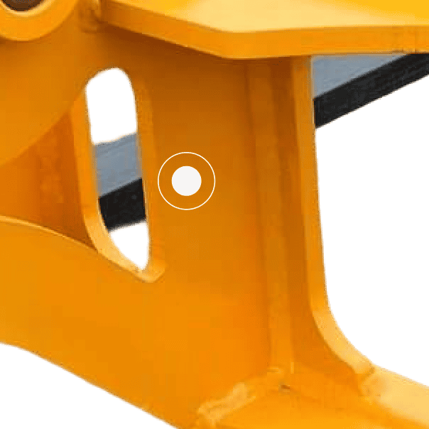 Excavator Pallet Forks - Quality assurance testing