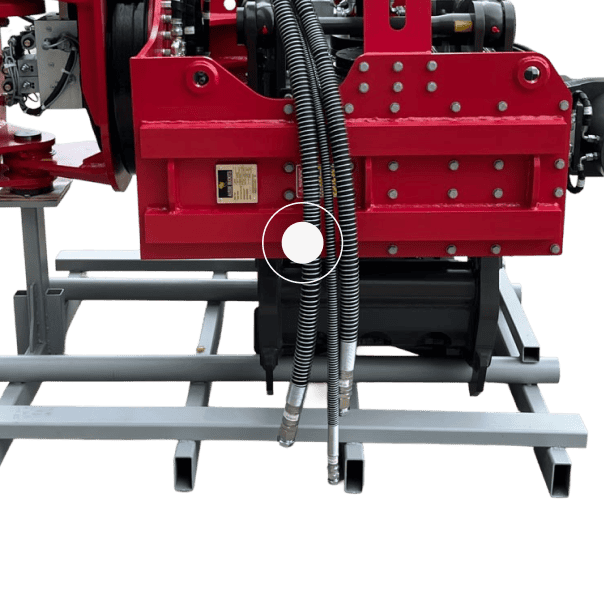 Side-Grip Vibrating Pile Driver - Robust clamping mechanism